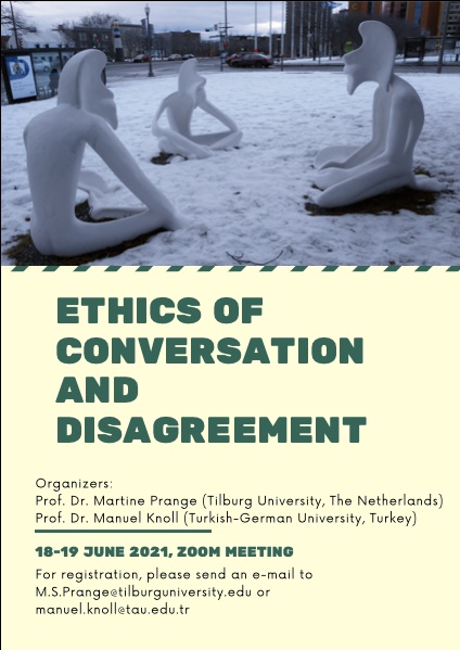 Locandina Ethics of conversation and disagreement